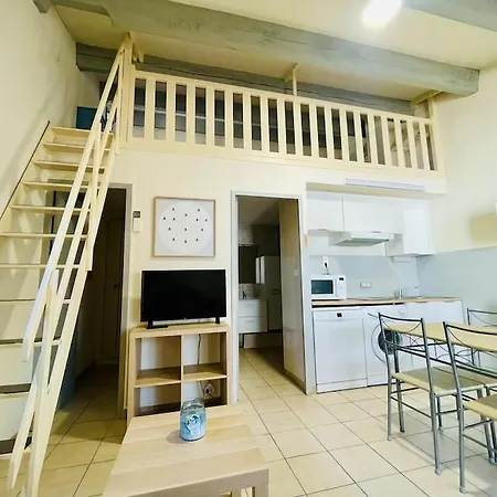 アパート Cap D'agde Maisonnette Terrasse Clim Plage アグド